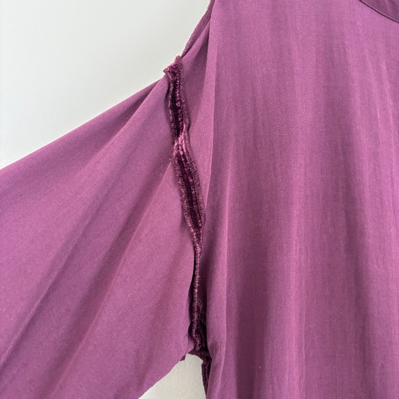 Eileen Fisher Velvet Tunic Top Women's Silk Blend 3/4 Sleeve EUC - Picture 10 of 10